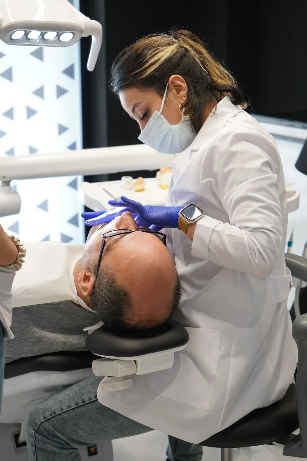 Treatment in a modern operatory, shown while covering Implants In Vaughan in Toronto